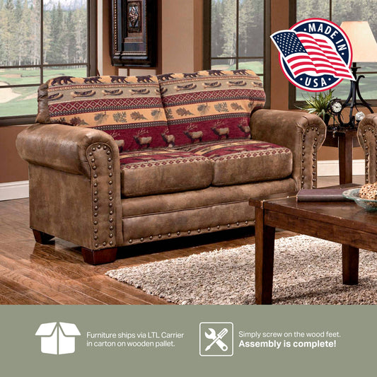 Sierra Lodge Love Seat
