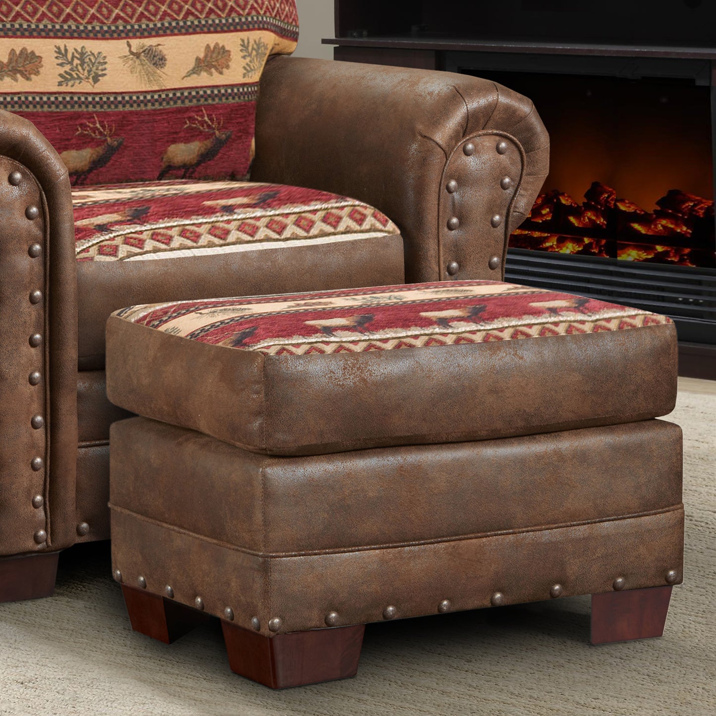 Sierra Lodge Ottoman