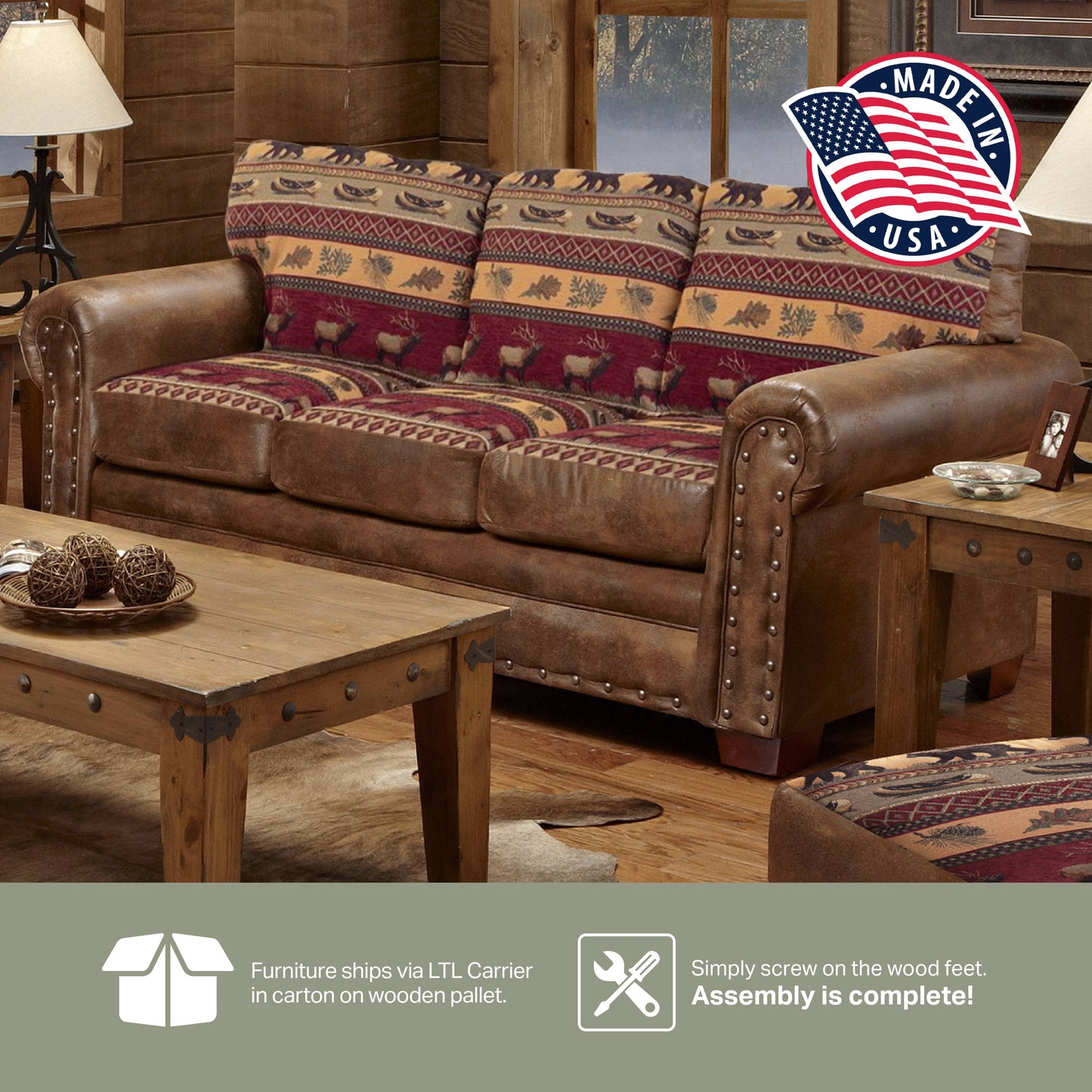 Sierra Lodge Sleeper Sofa