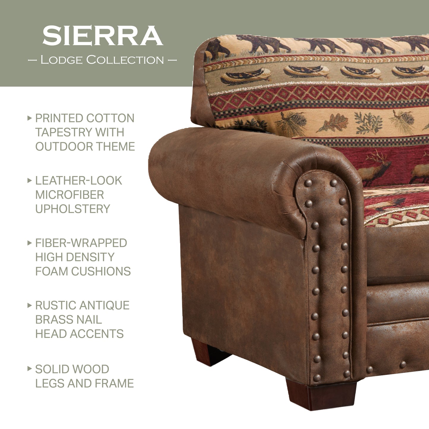 Sierra Lodge Love Seat